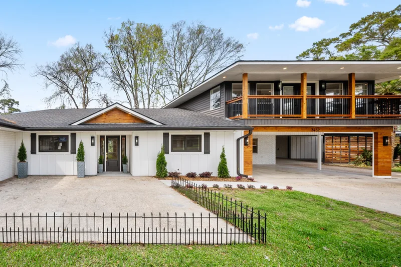Completed South Louisiana home exterior renovation
